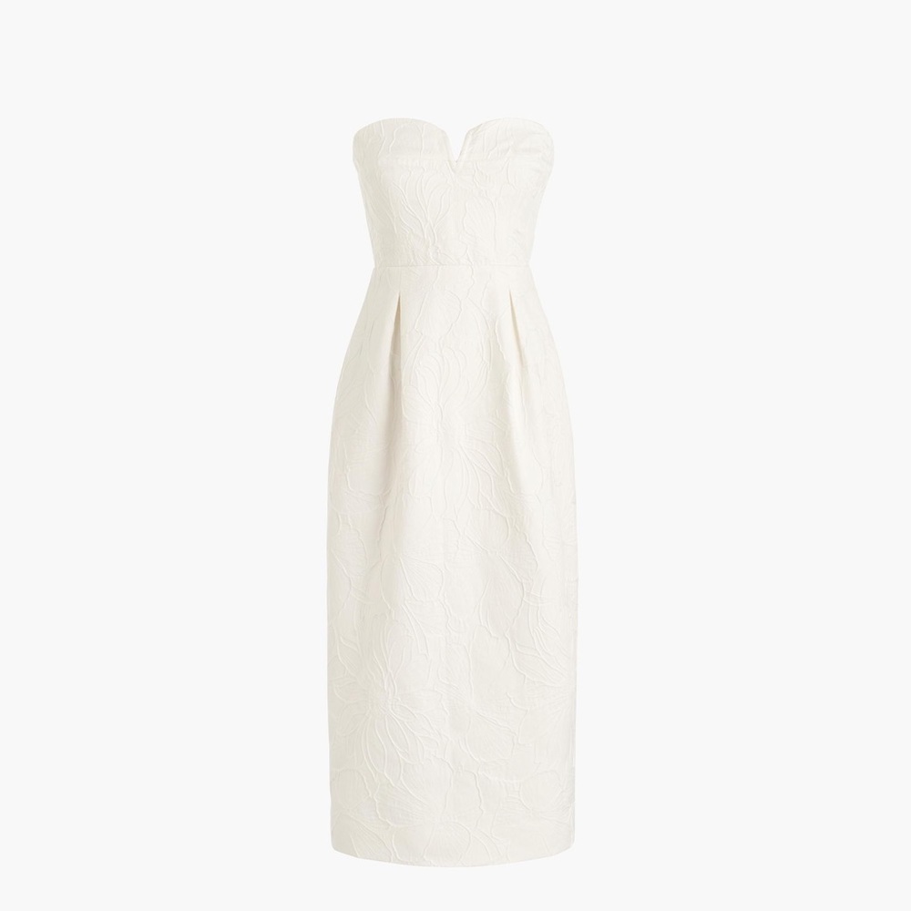 NWT J. Crew White Strapless Sundress!